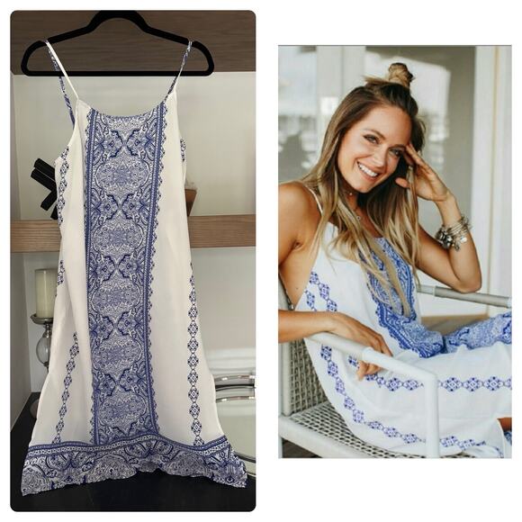 NEW Show Me Your Mumu Shiloh Slip Dress in Oceana Del Rey - Picture 1 of 9